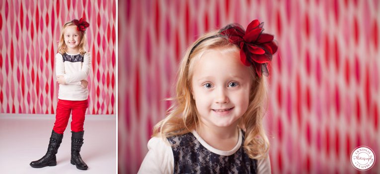 Child photographer Lyndsay Curtis photographs Valentine mini-sessions in-studio | www.lyndsaycurtis.com