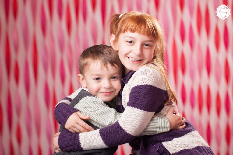 Child photographer Lyndsay Curtis photographs Valentine mini-sessions in-studio | www.lyndsaycurtis.com