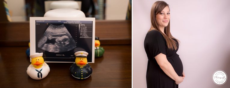 Maternity photographer Lyndsay Curtis photographs pregnant Brittny in her son's nursery at NAS Sigonella, Sicily| www.lyndsaycurtis.com