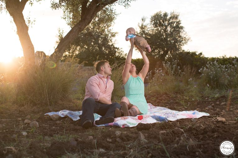 Family photographer Lyndsay Curtis photographs 6-month old Jack with his parents in Sicily, Italy | www.lyndsaycurtis.com