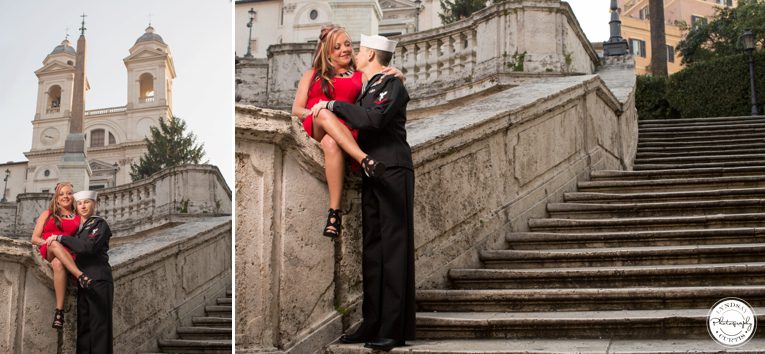 Europe Engagement Portrait Photographer Lyndsay Curtis photographs engaged couple Brian and Amy in Rome, Italy | www.LyndsayCurtis.com