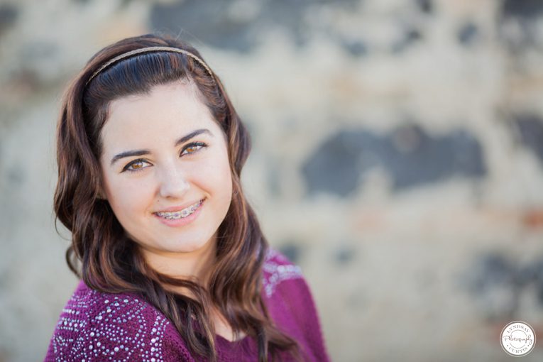 Portrait photographer Lyndsay Curtis photographs high school senior Danielle in Sicily, Italy. 