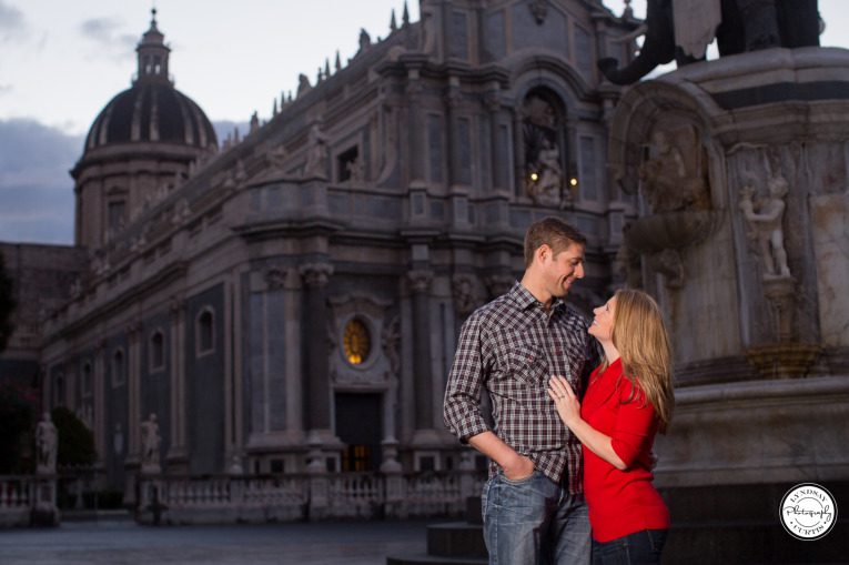 Couples photographer Lyndsay Curtis photographs a U.S. Navy couple in Catania, Sicily, Italy | www.lyndsaycurtis.com