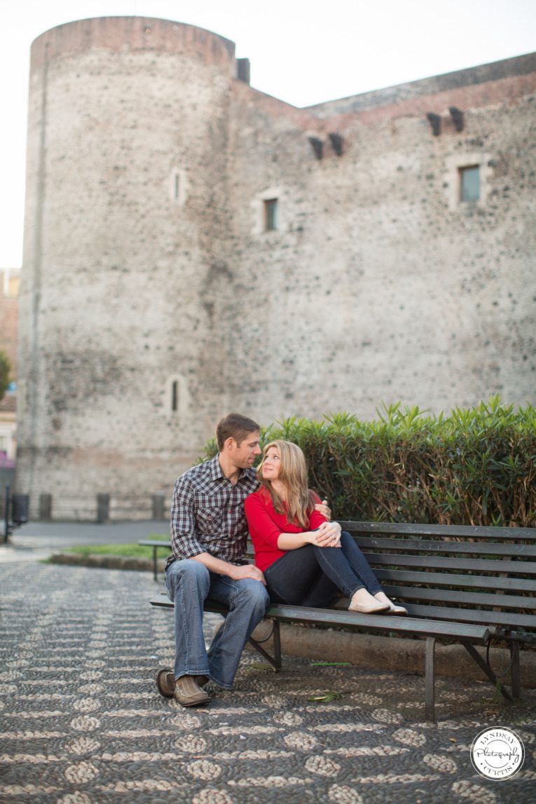 Couples photographer Lyndsay Curtis photographs a U.S. Navy couple in Catania, Sicily, Italy | www.lyndsaycurtis.com
