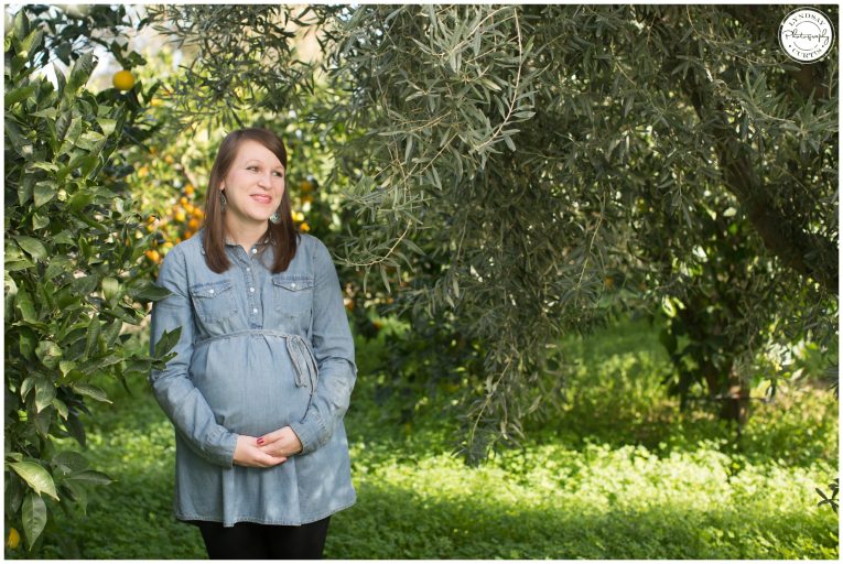 Maternity photographer Lyndsay Curtis photographs the Sikes family of USNH Sigonella in an orange grove. | www.lyndsaycurtis.com
