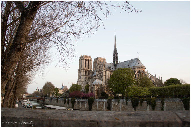 Travel photographer Lyndsay Curtis documents Notre Dame in Paris, France at sunrise. | www.lyndsaycurtis.com