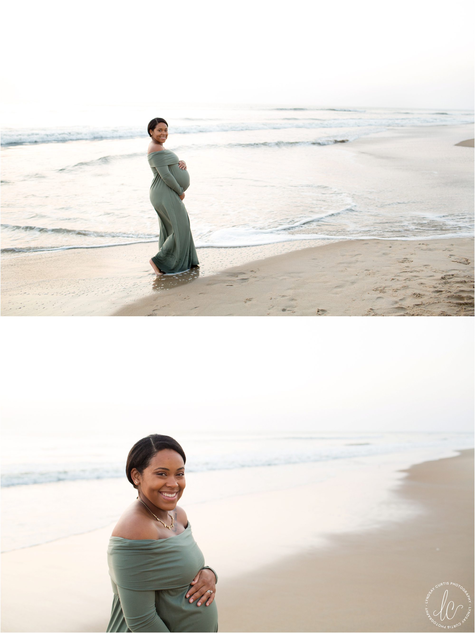 Maternity Portraits on beach. Lyndsay Curtis Photography www.lyndsaycurtis.com