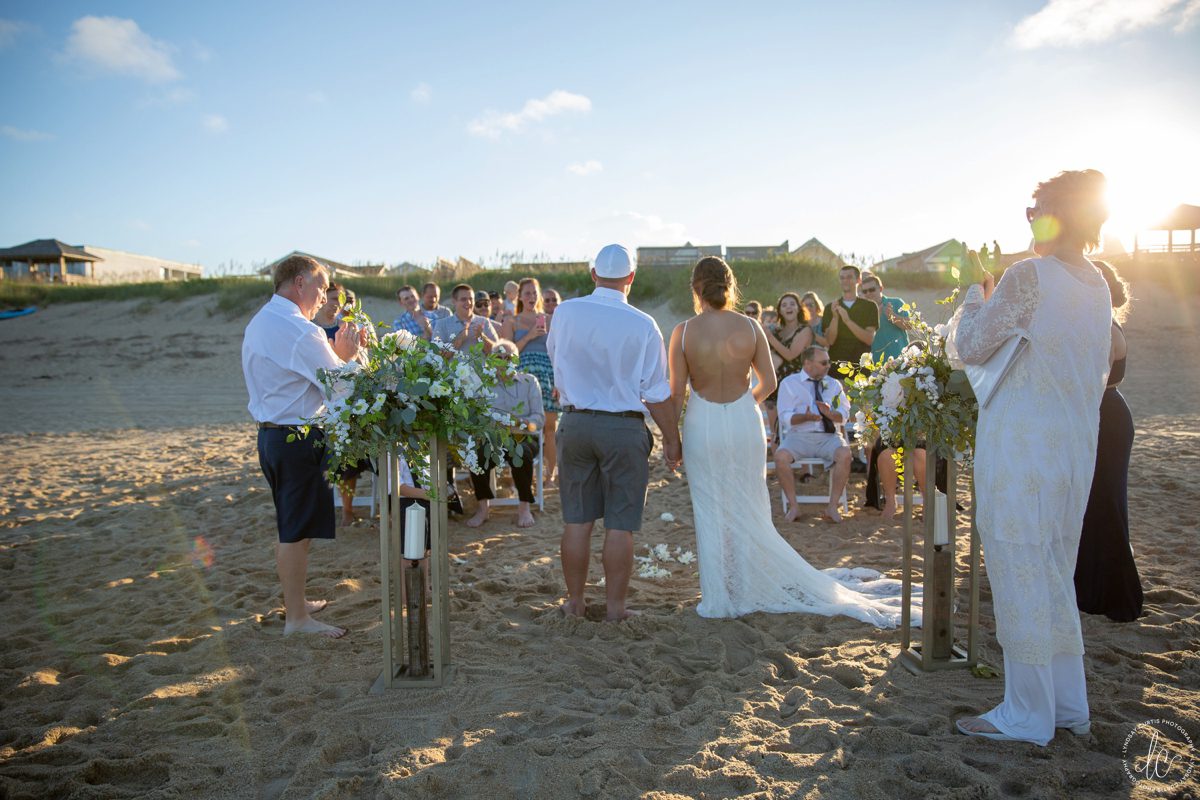 OBX Summer Beach House Wedding by OBX Wedding Photographer Lyndsay Curtis Photography