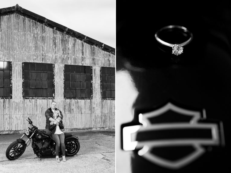 Harley Davidson Engagement Session - Virginia Beach Wedding Photographer