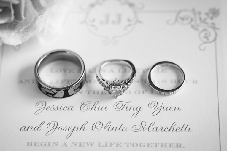 Wedding Ring Shot - New Jersey Wedding Photographer Lyndsay Curtis Photography